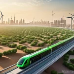 수소연료전지 관련 스타트업 현황 - **Prompt 1: Futuristic Green City of the Middle East**
    A wide, aerial view of a vibrant, futuris...